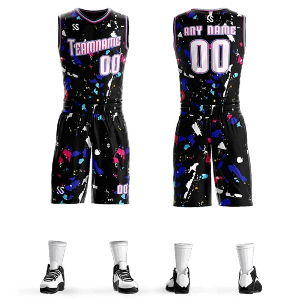 Custom DIY Men Basketball Jerseys Cheap Basketball Uniforms Sets Sleeveless Shirt Team Training Sport Jerseys Outdoor Clothes