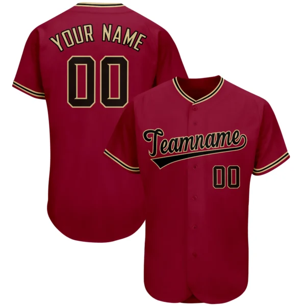 Custom Baseball Jerseys Printed Make Your Own Team Shirt Baseball Shirt Mens