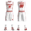 Cutom Wholesale Custom Men Kids Basketball Training Jersey Set Sport Kit Customized Basketball Jersey Uniforms Suit