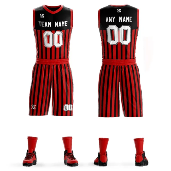 Basketball Suit For Men Sportwear Customizable Full Sublimation Printed Jerseys Sports Training Quickly Dry Tracksuits