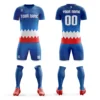 Custom Soccer Jersey Set Printed Team Name/Number Add Logo Fashion Outdoor Sports Short Sleeve Tee Shorts Suit Men/Lady/Youth