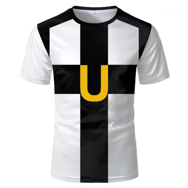 2025 Summer New Men's Blue Lock Anime Soccer Jerseys T-shirt Harajuku O Neck Sports Tees Children's Casual Short Sleeve T Shirts