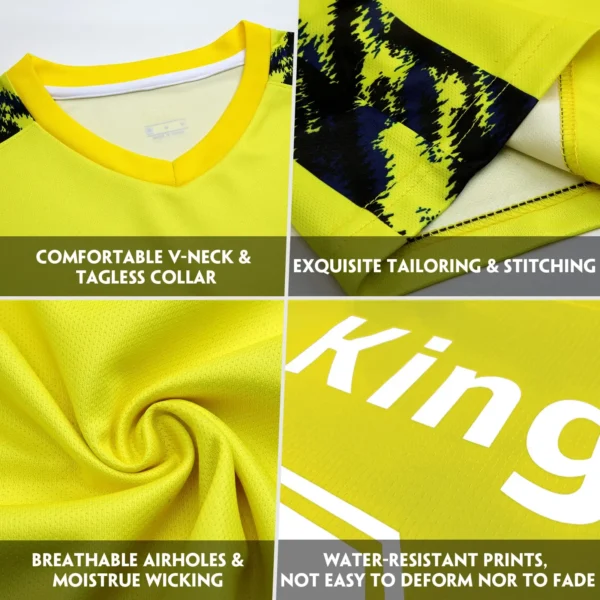 Custom Goalkeeper Jersey Padded Soccer Goalie Shirt Goalkeeper Kit Personalized for Boys Youth Adults with Name Number