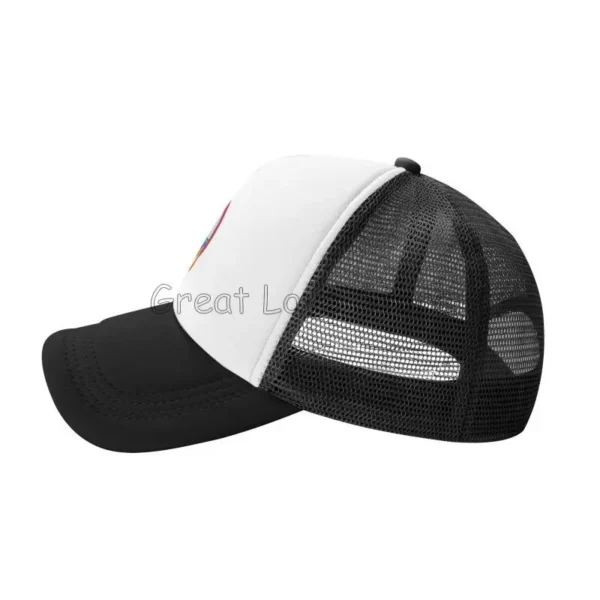 Guam Flag Print Mesh Baseball Caps Adjustable Snapback Hats for Men Women Outdoor Sun Protection Cap Casual Trucker Dad Hat