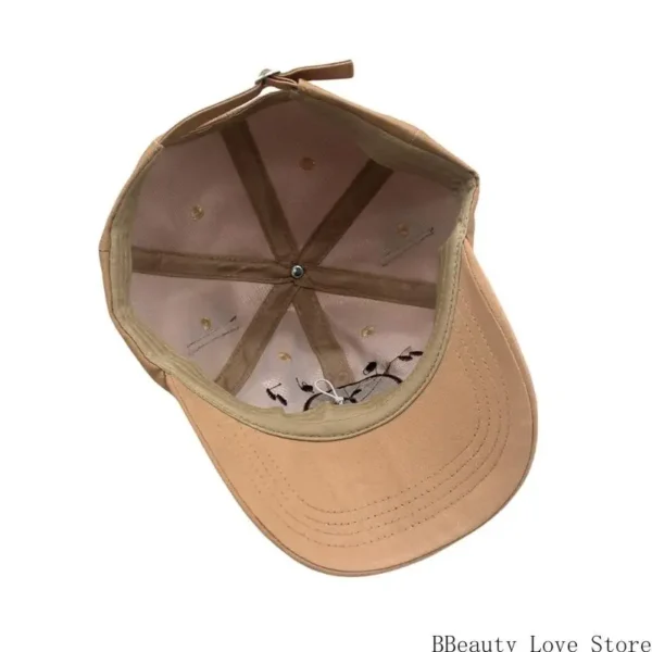 Cartoon Capybara Embroidered Baseball Caps Adjustable Dad Hat Novelty Design Sun Hat for Men and Women All Matching