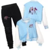 Baseball Jersey Cartoon New Casual Jacket Two-color Splicing Suitable for Spring and Autumn