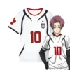 Anime Blue Lock # 10 SAE Cosplay Shirt Football Jersey # 2 Oliver Aiku Cosplay Costumes # 13 Training Soccer Uniform 3D Printed