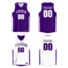Custom Basketball Jerseys Reversible Top Shirt Quick Drying Basketball Reversible Basketball Uniform College League Training