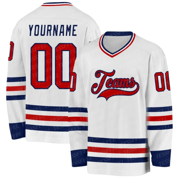 NewFashion Custom Name Number Player Colorful Retro 3DPrint Unisex Harajuku Pullover Casual Hockey Shirts Jersey Long Sleeves S5