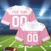Custom American Football Crop Jersey Personalized Football Jerseys with Team Name Number Logo Women Cheerleading Football Shirt