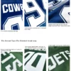 Custom American Football Crop Jersey Personalized Football Jerseys with Team Name Number Logo Women Cheerleading Football Shirt