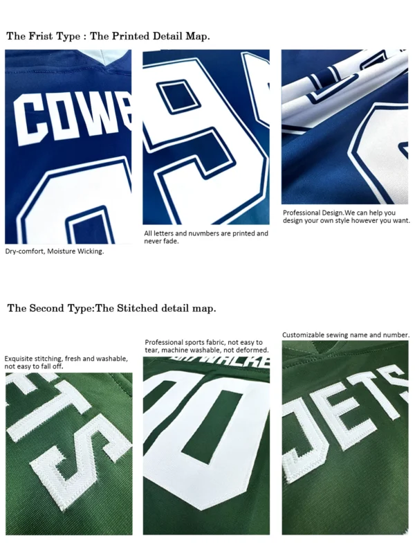 Custom American Football Crop Jersey Personalized Football Jerseys with Team Name Number Logo Women Cheerleading Football Shirt