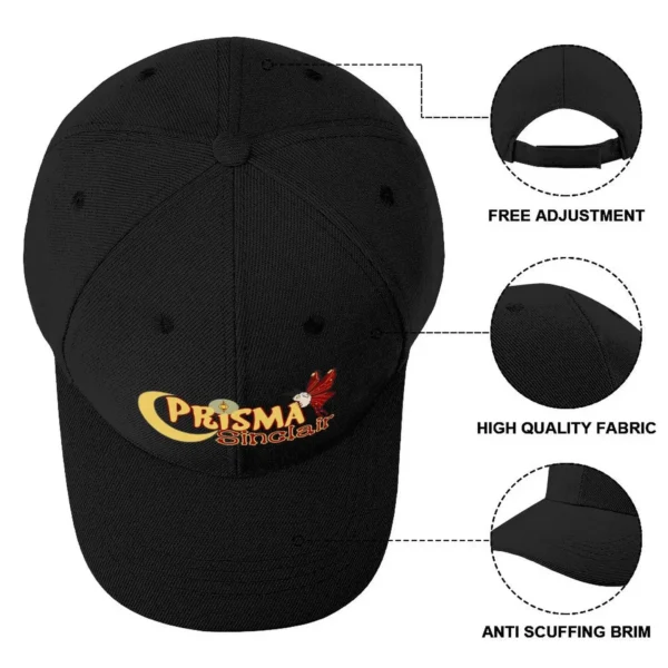 Prisma Sinclair Logo Baseball Cap Golf Wear Icon Hat Luxury Brand Sun Hats For Women Men's