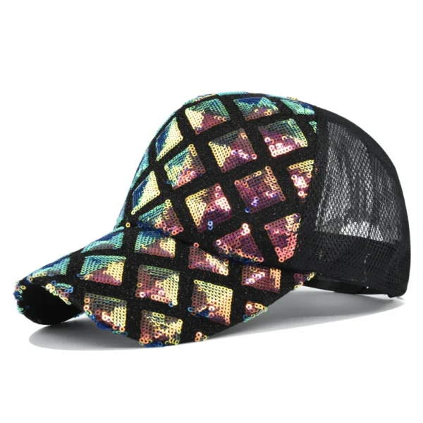 Women's Fashion Ponytail Cap Baseball Cap Street Casual Duck Tongue Cap Sunscreen Sun Hat Breathable Rebound Hat