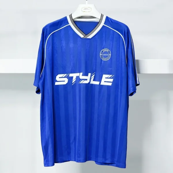 European and American Street Fashion Brands Loose Fit for Couples American Retro Sports Jerseys Short Sleeved Football Jerseys
