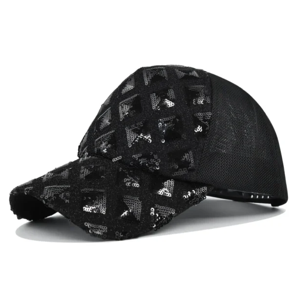 Women's Fashion Ponytail Cap Baseball Cap Street Casual Duck Tongue Cap Sunscreen Sun Hat Breathable Rebound Hat