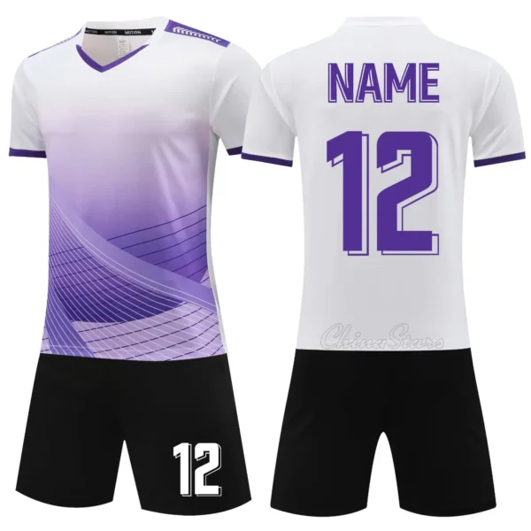 Customized Soccer Jerseys Shorts With Pockets Men Women Soccer Jersey Set Breathable Kids Adults Football Uniform Playball Wear