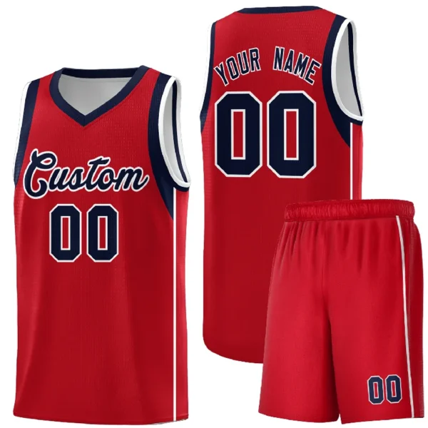 Custom Basketball Jerseys Design Retro Print Basket Ball Singlets Vests Kit Set Shirt Men Breathable Basketball Uniform Jersey