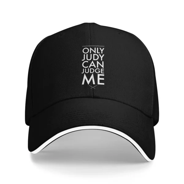 Summer Judy Can Judge Me Baseball Cap Outdoor Sport Casual Print Sun Hip Hop Hats Women Men Wholesale Baseball Caps