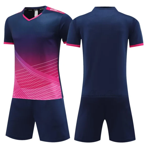 Customized Soccer Jerseys Shorts With Pockets Men Women Soccer Jersey Set Breathable Kids Adults Football Uniform Playball Wear