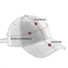 Womens Distressed Baseball Cap Spring Summer Casual Korean Style UV Shield Hat for Fashion Students All-Match Sun Protection