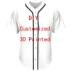 Drop Shipping VIP Link Customize 3D Printed Shirts Personalized Baseball Jersey Shirts Baseball Shirt Women's Men's Shirt