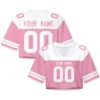Custom American Football Crop Jersey Personalized Football Jerseys with Team Name Number Logo Women Cheerleading Football Shirt