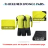 Custom Goalkeeper Jersey Padded Soccer Goalie Shirt Goalkeeper Kit Personalized for Boys Youth Adults with Name Number