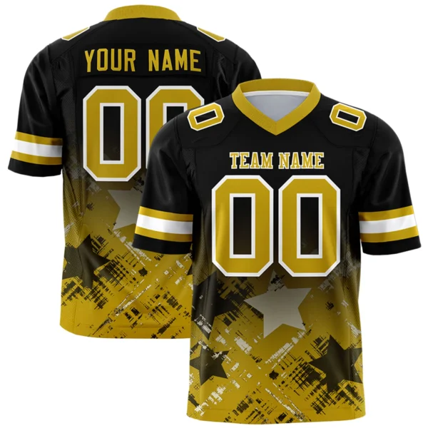 Custom Men's Letter Stitched American Football Jersey Breathable Rugby Uniform Sports Tops T-Shirts Men Clothing